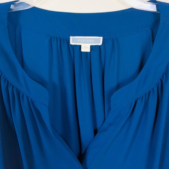 Nordstrom Pleione V-Neck Button Down Blouse - Picture 3 of 5